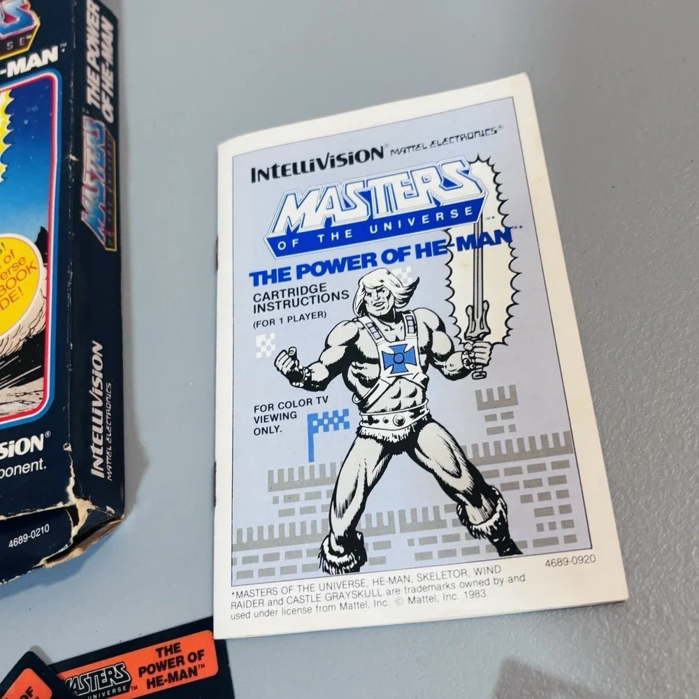 Masters of the Universe: The Power of He-Man Intellivision 80's Video Game Clean